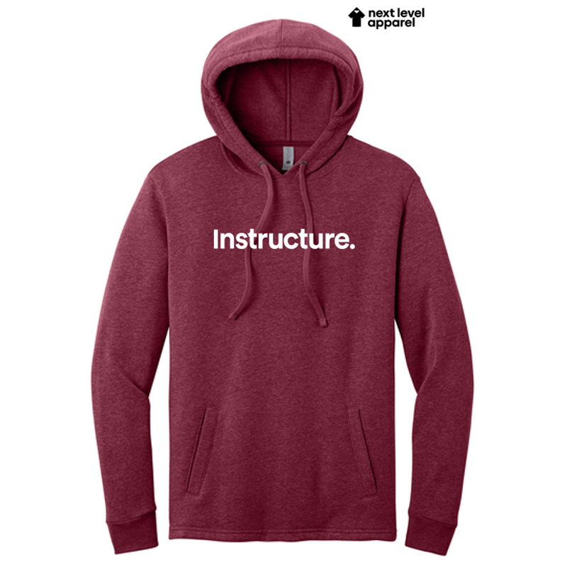 Next Level Apparel® Unisex Malibu Pullover Hoodie - Heather Cardinal