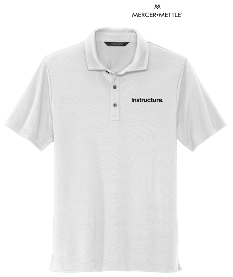 Mercer+Mettle™ Stretch Jersey Polo - White