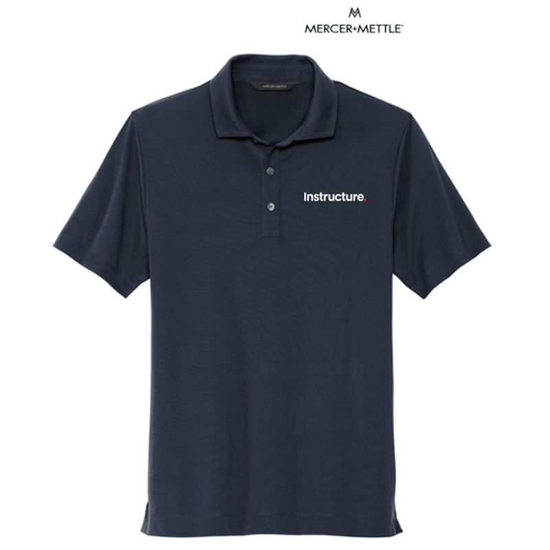 Mercer+Mettle™ Stretch Jersey Polo - Night Navy