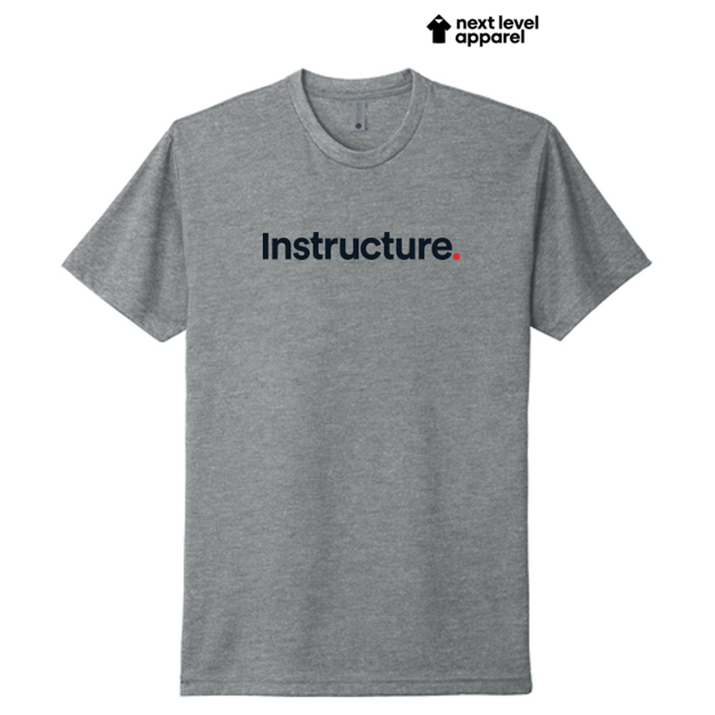 Next Level Apparel® Unisex CVC Tee - Dark Heather Gray