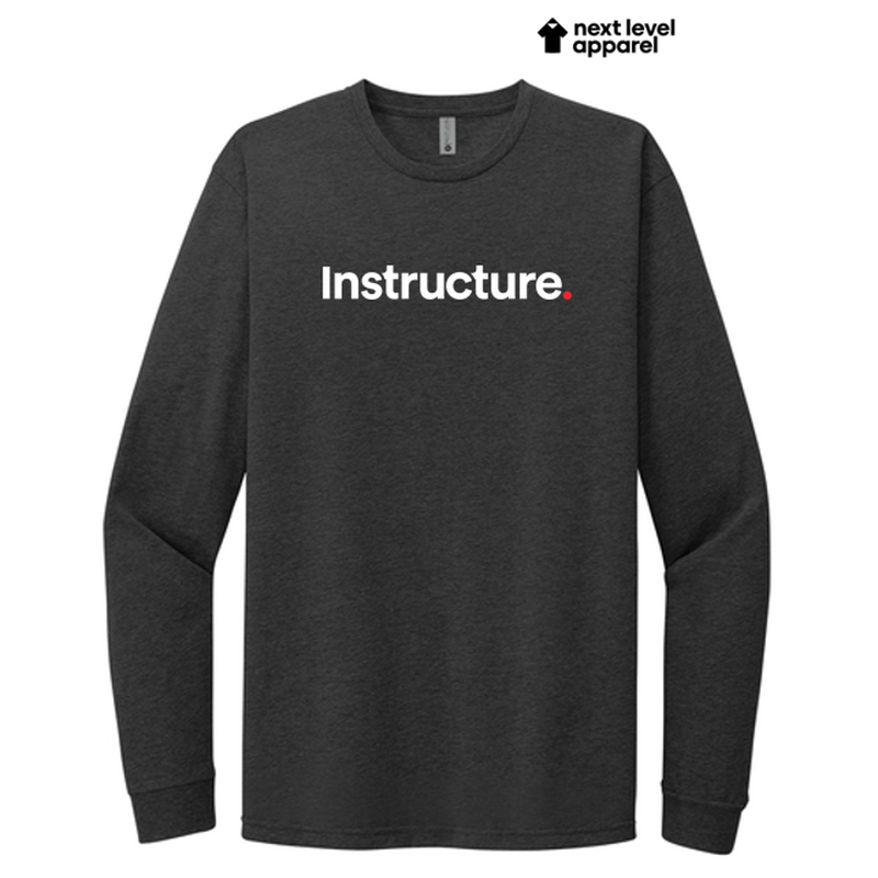 Next Level Apparel® Unisex CVC Long Sleeve Tee - Charcoal